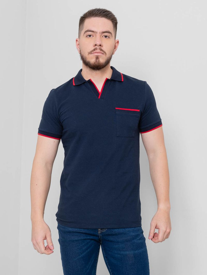 Camiseta polo con bolsillo 2025