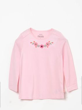 Camiseta Manga Larga Bordada Kids