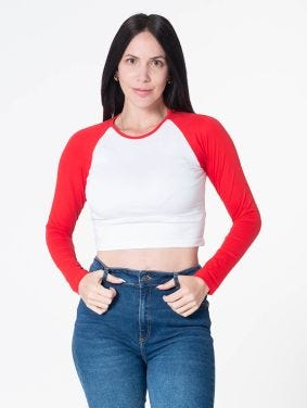Camiseta Manga Larga Ranglan Lycra