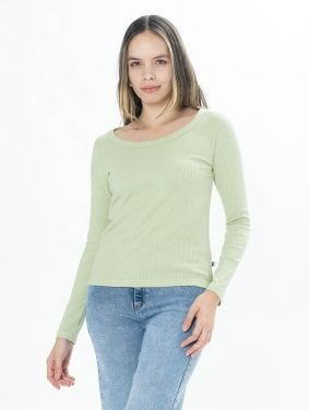 Camiseta Manga Larga Scoop