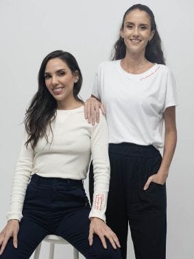 Juntas X Ellas Camiseta Manga Incluida Bordada