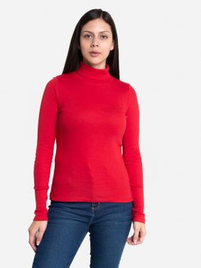 Camiseta Cuello Tortuga Rojo