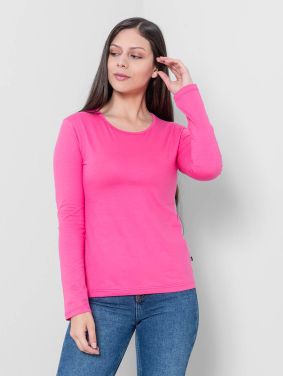 Camiseta Básica Cuello Redondo Manga Larga