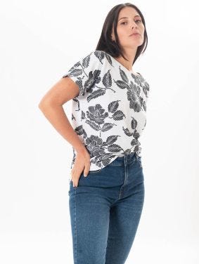 Camiseta Manga Corta Estampada