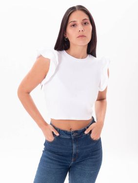 Crop Top Vuelos Doble