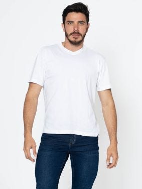 Camiseta Cuello V Regular