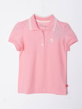 Polo Listada Disney Kids Rosado Bord Minnie Crudo