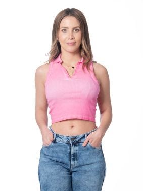 Polo Crop Top