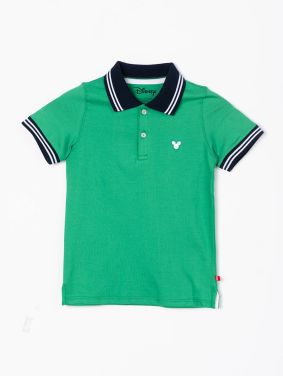 Polo List Disney Kids Verde Mickey Bord
