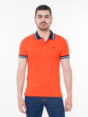 Polo Slim Aplique Logo