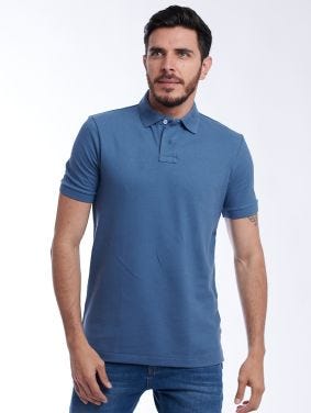 Polo Classic Fit Azul