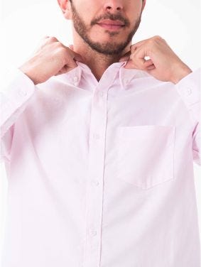 Camisa Classic Fit Rosado 