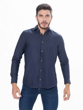 Camisa Regular Fit Manga Larga