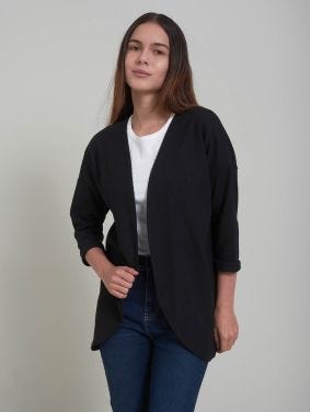 Cardi Waffle 3/4