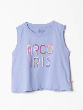 Crop Top Estampado Kids