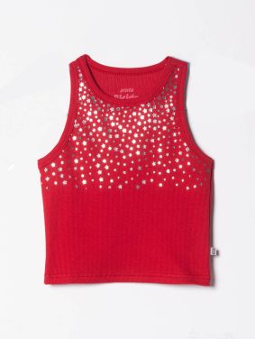 Crop Top Vivos Estampado Kids