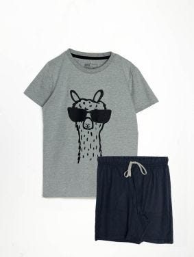 Pijama Short Llama Kids