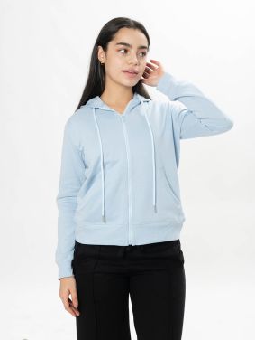 Active Hoodie Con Cierre y Capucha
