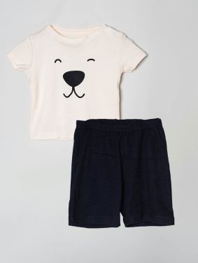 Pijama Short Estampada Baby