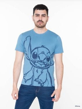 Camiseta Slim Estampada Disney