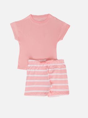 Pijama Short Estampada Kids (2 Piezas)
